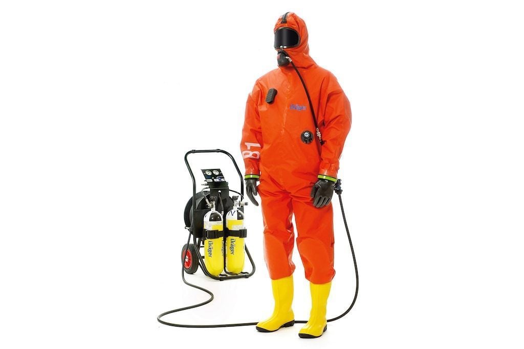 Drager Work Master Industry Kimyasal Koruyucu Tulum