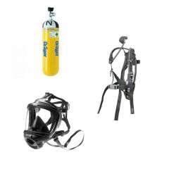 Drager Pas Lite Sırtlık, Çelik Tüp ve Fps 7000 Maskeli Solunum Seti