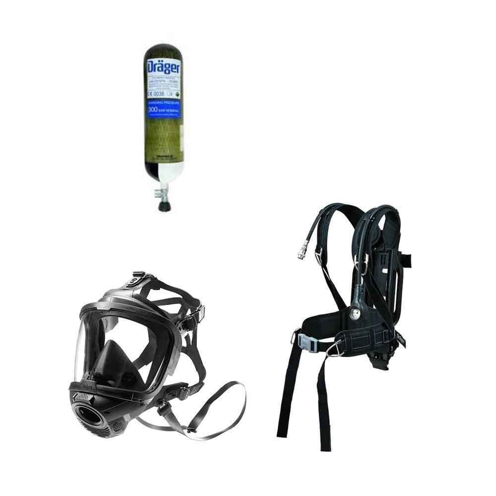 Drager Pss 5000 Sırtlık, Cfk Tüp ve Fps 7000 Maskeli Solunum Seti