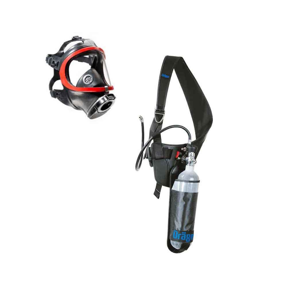 Drager Pas Colt Cfk Tüplü (2L/300Bar) ve Panoroma Nova Maskeli Solunum Seti