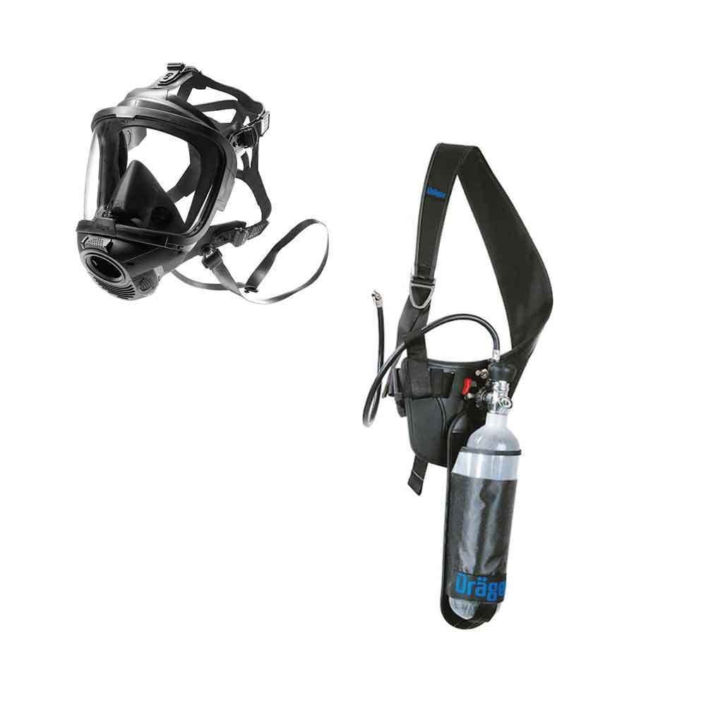 Drager Pas Colt Cfk Tüplü (2L/300Bar) ve Fps 7000 Maskeli Solunum Seti
